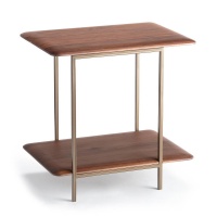 Прикроватный Столик из массива орехового дерева Jacobson единый размер каштановый AM.PM  фото, kupilegko.ru